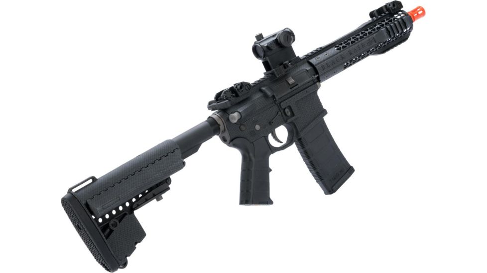 EMG Black Rain Ordnance BRO SPEC15 Licensed AR-15 Airsoft AEG Rifle, Shorty, Carbon Fiber, Large, KA-EMG-AG-233-CB
