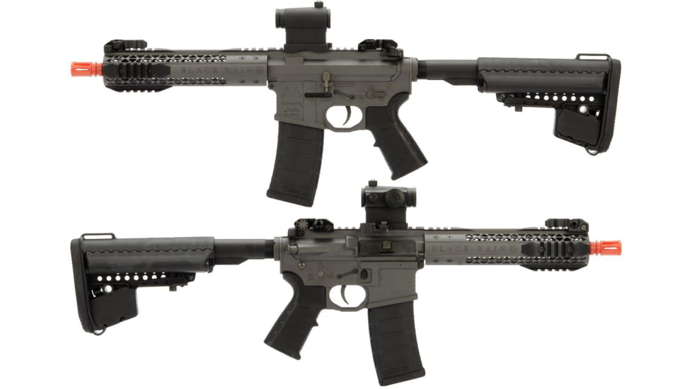 EMG Black Rain Ordnance BRO SPEC15 Licensed AR-15 Airsoft AEG Rifle, Shorty, Grey, Large, KA-EMG-AG-233-GY