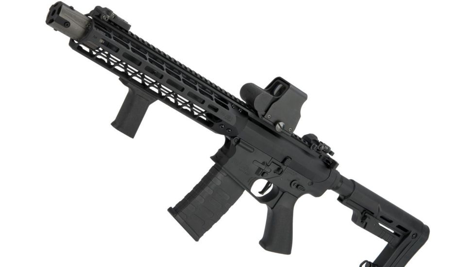 EMG Falkor AR-15 Training Weapon M4 Airsoft AEG Rifle, Blitz SBR, Black, Large, FD-B-B