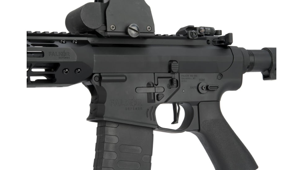 EMG Falkor AR-15 Training Weapon M4 Airsoft AEG Rifle, Blitz SBR, Black, Large, FD-B-B