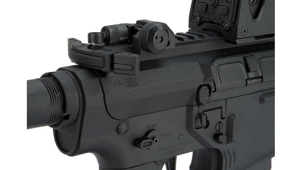 EMG Falkor AR-15 Training Weapon M4 Airsoft AEG Rifle, Blitz SBR, Black, Large, FD-B-B