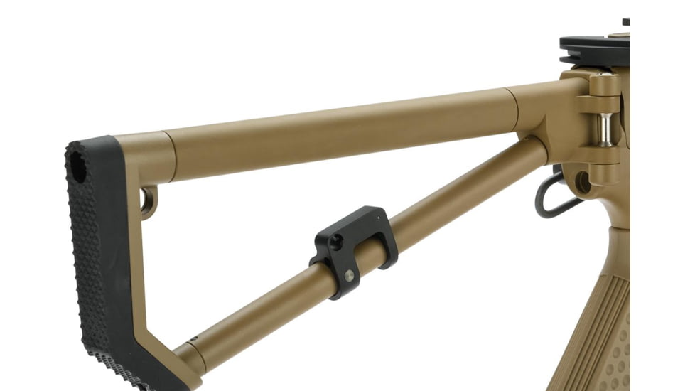 EMG Knights Armament Airsoft PDW M2 Gas Blowback Airsoft Rifle, CO2 Magazine, Tan, Large, GR-KAA-PDW-L-DE-CO2