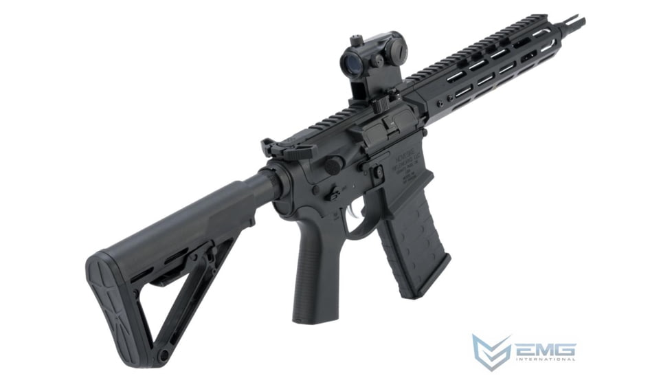 EMG NOVESKE Gen 4 w/ eSilverEdge SDU2.0 Gearbox Airsoft AEG Training Rifle, Shorty, 350 FPS, Black, NSBR-10B 350 FPS