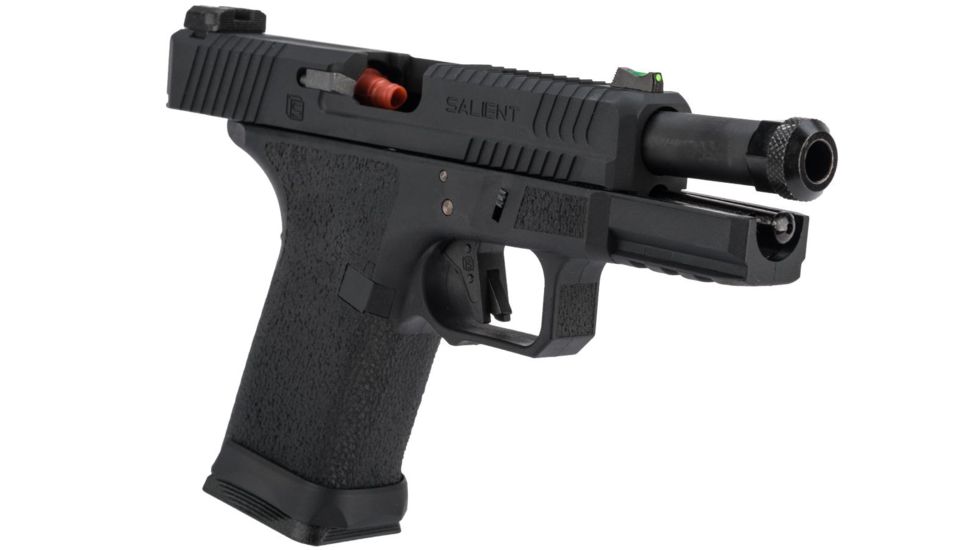 EMG Salient Arms International Blu Airsoft Training Weapon, Compact, Green Gas Mag, Black, Medium, SA-BL0201