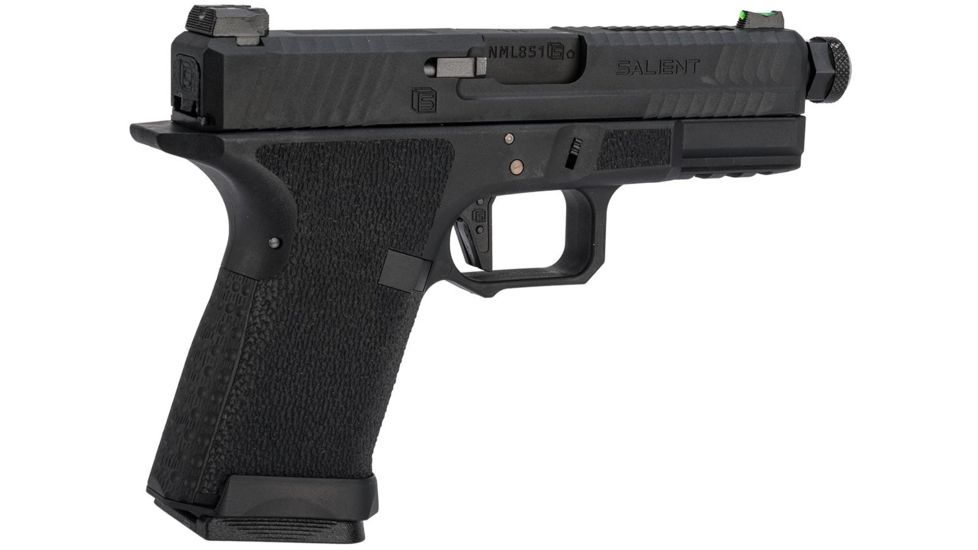 EMG Salient Arms International Blu Airsoft Training Weapon, Compact, Green Gas Mag, Black, Medium, SA-BL0201