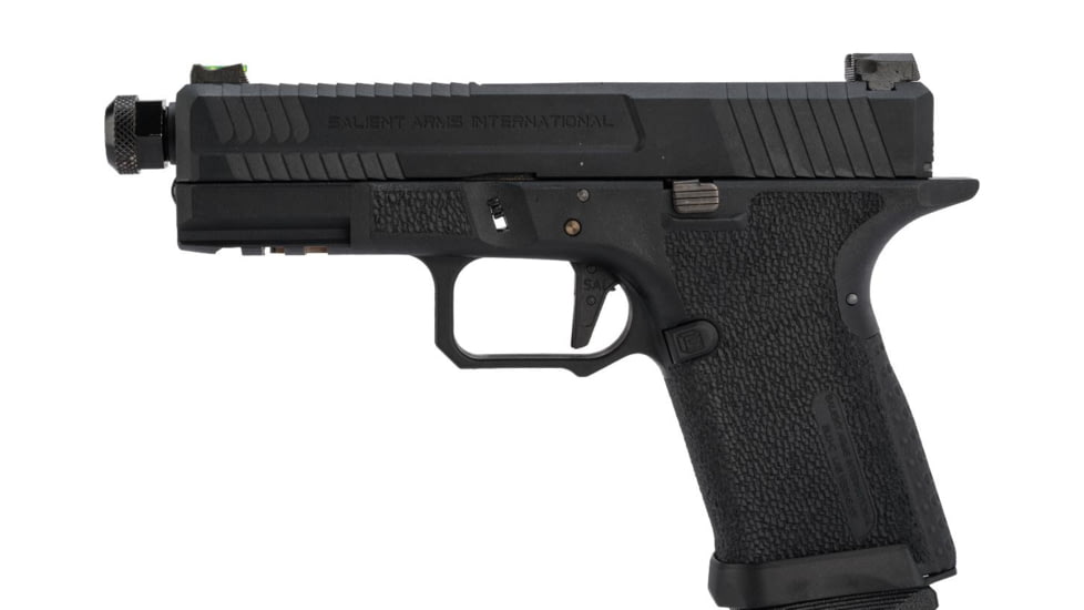 EMG Salient Arms International Blu Airsoft Training Weapon, Compact, Green Gas Mag, Black, Medium, SA-BL0201