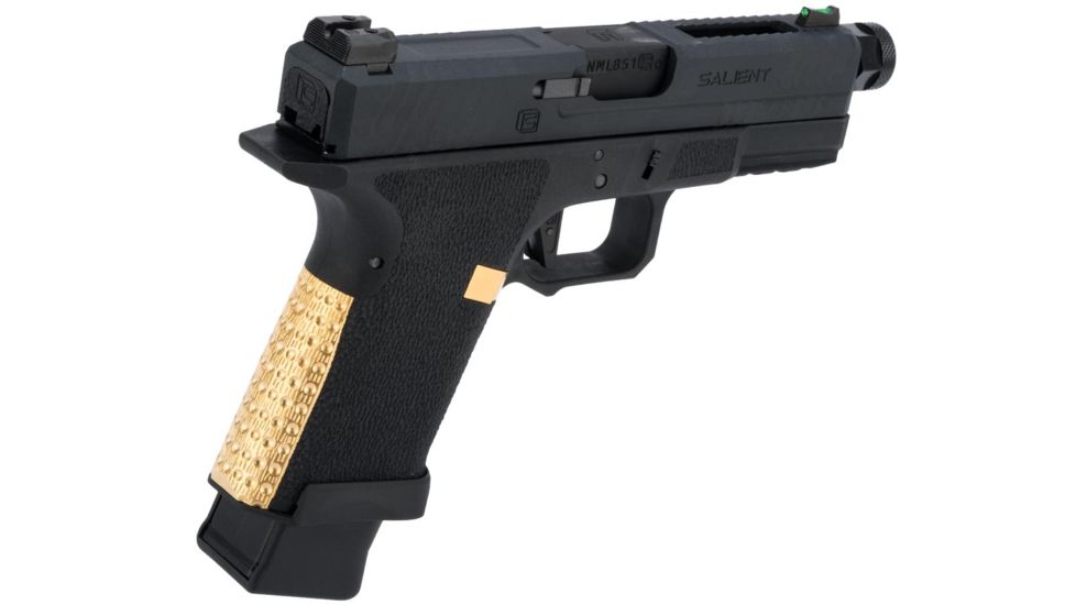 EMG Salient Arms International Blu Compact Airsoft Training Weapon, CO2 Mag, Black, Medium, GP-SAI-BLUC-GG