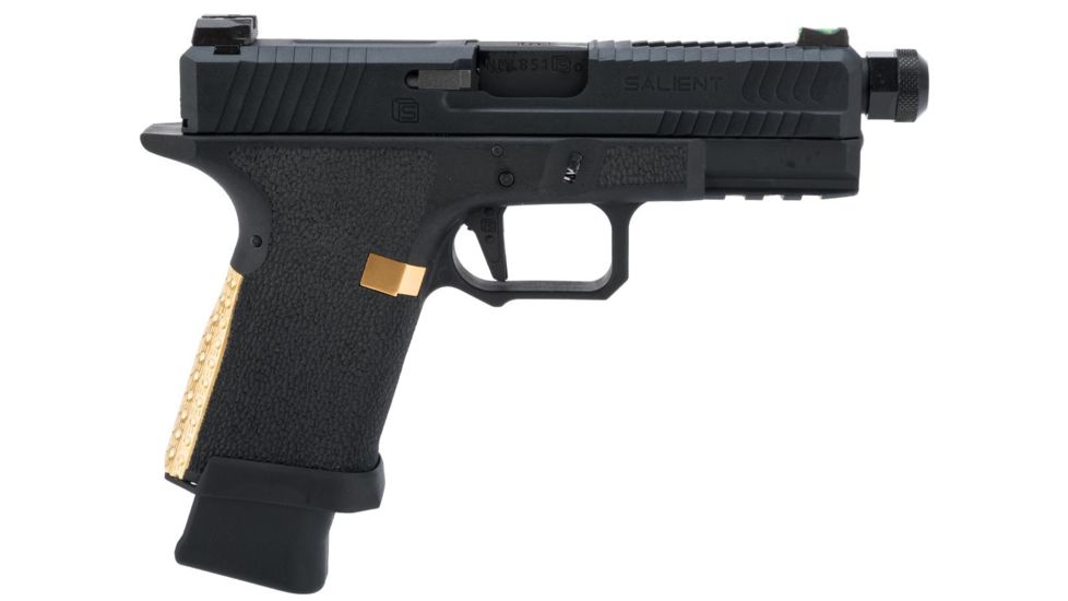 EMG Salient Arms International Blu Compact Airsoft Training Weapon, CO2 Mag, Black, Medium, GP-SAI-BLUC-GG