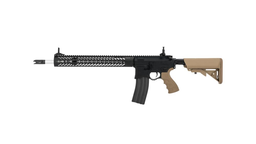EMG Seekins Precision Licensed AR-15 SP223 Advanced Airsoft M4 AEG Rifle, w/G2 Gearbox, Desert Tan, Large, TGR-016-SKS-DNB-NCM