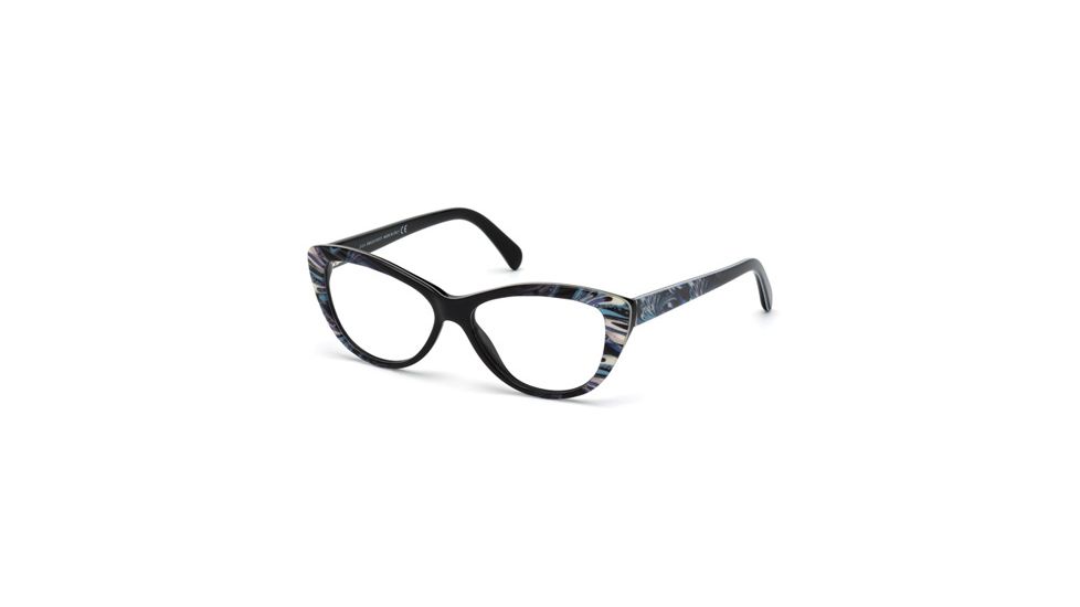 Emilio Pucci EP5007 Eyeglass Frames - Black Frame Color
