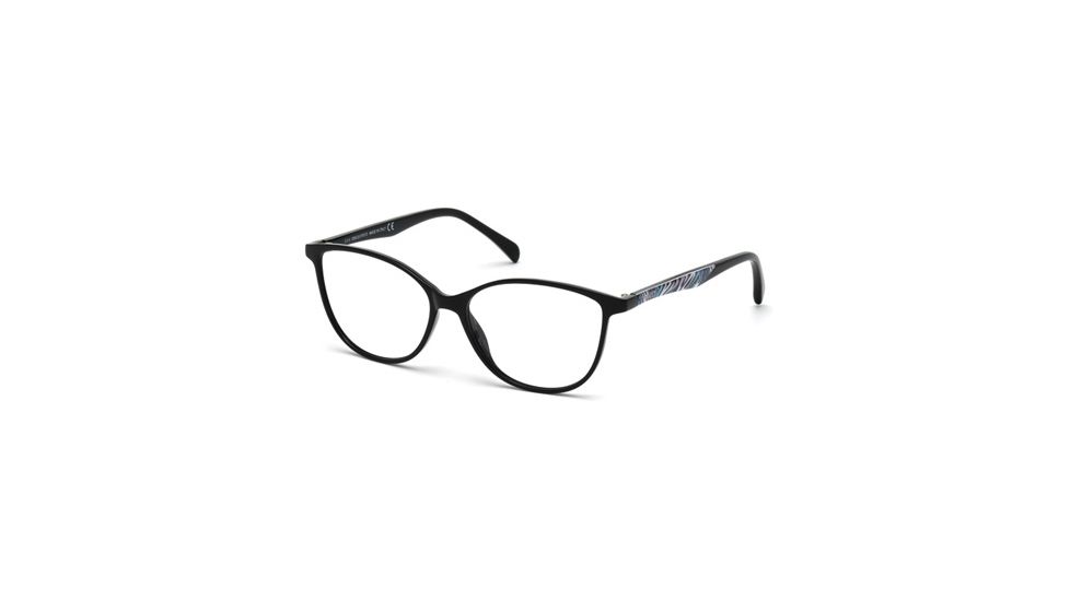 Emilio Pucci EP5008 Eyeglass Frames - Shiny Black Frame Color