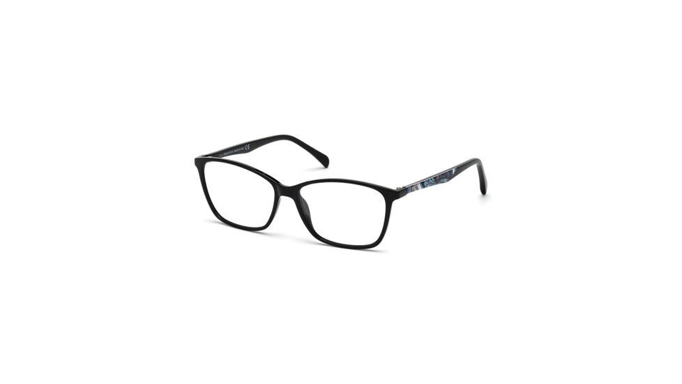 Emilio Pucci EP5009 Eyeglass Frames - Shiny Black Frame Color