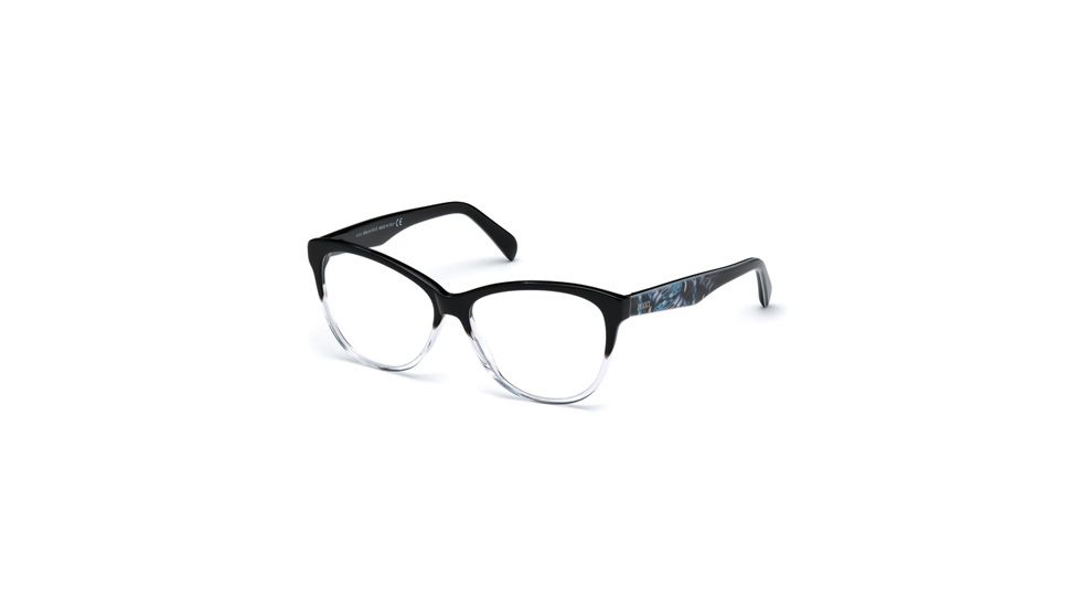 Emilio Pucci EP5013 Eyeglass Frames - Black/Crystal Frame Color