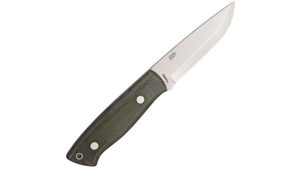 Enzo Trapper 95 w/ Green linen micarta Handle BRI2017