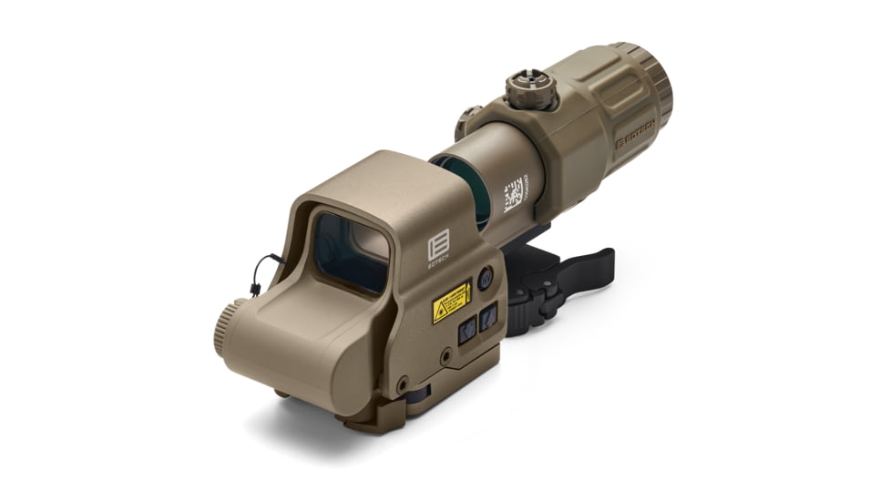 EOTech HHSVIII EXPS3-0 Holographic Red Dot Sight w/G33 3x Magnifier, 1x, 0-Reticle, Tan, HHS-VIII-TAN