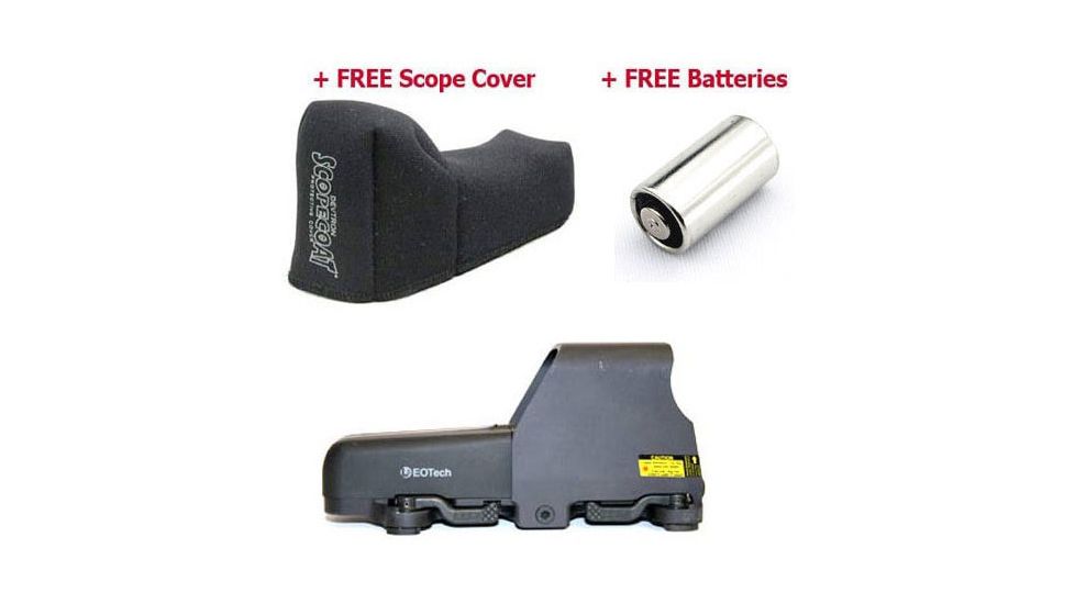 Eotech 555.65/1 Holo Sight w/ FREE Scopecoat Cover and Batteries