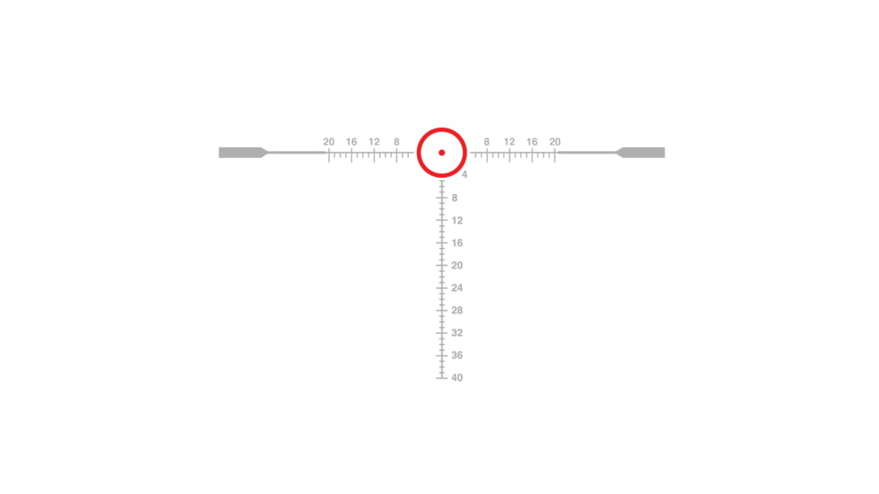 EOTech Vudu Rifle Scope, 1-10x28, 34mm Tube, First Focal Plane, SR4 MOA Reticle, Black, VDU1-10FFSR4