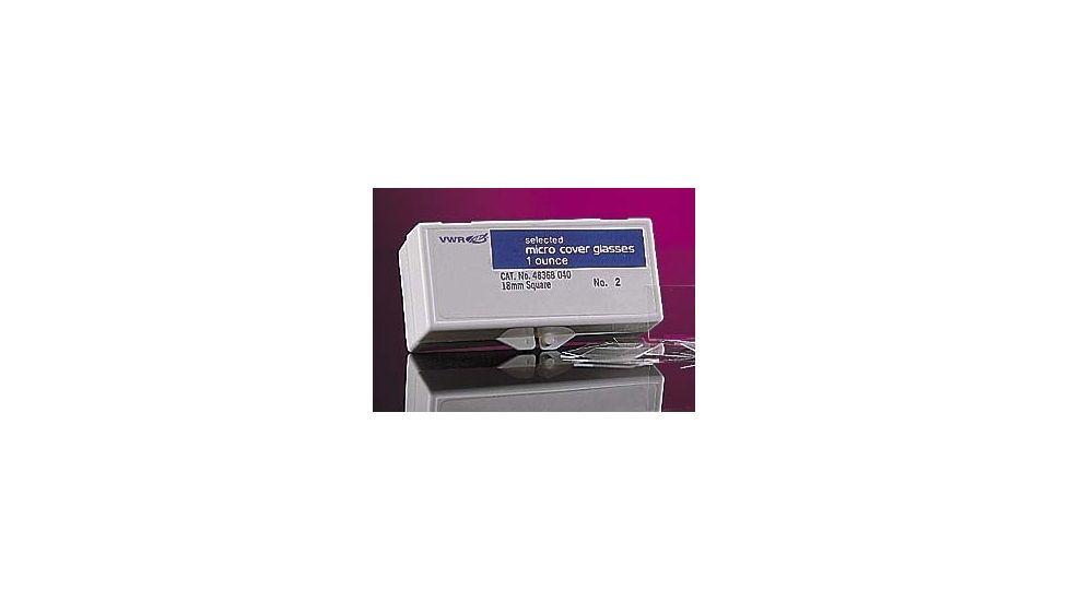 Erie Scientific Micro Cover Glasses, Case of 10, Square, No. 2, 22X22-2