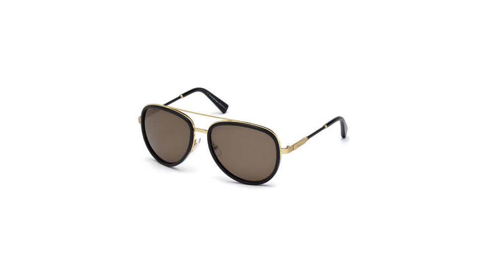 Ermenegildo Zegna EZ0008 Sunglasses - Shiny Endura Gold Frame Color