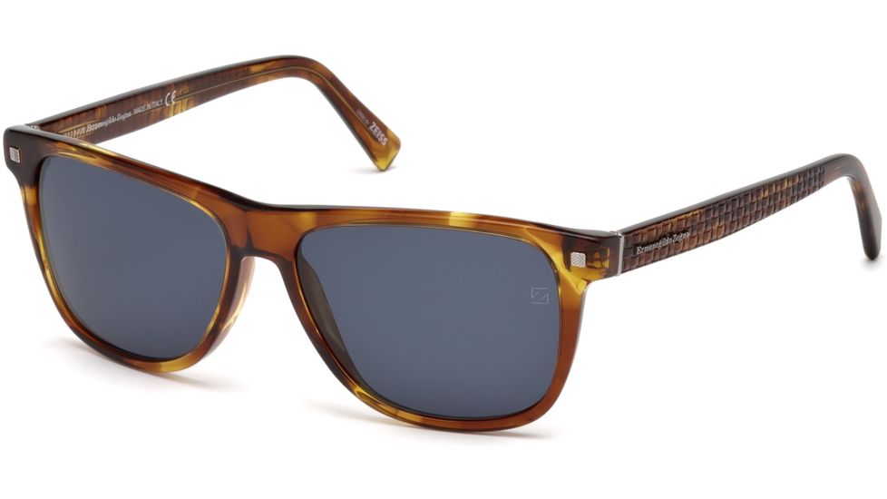 Ermenegildo Zegna EZ0074 Sunglasses - Coloured Havana Frame Color