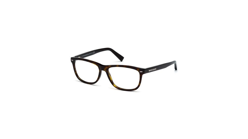 Ermenegildo Zegna EZ5001 Eyeglass Frames - Dark Havana Frame Color