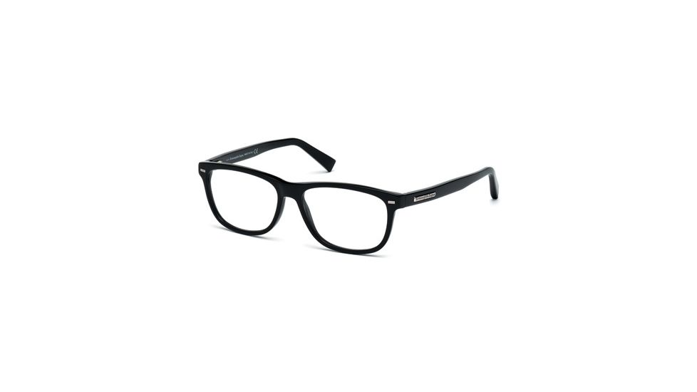 Ermenegildo Zegna EZ5001 Eyeglass Frames - Shiny Black Frame Color