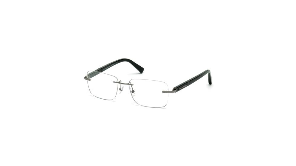 Ermenegildo Zegna EZ5035 Eyeglass Frames - Shiny Gun Metal Frame Color