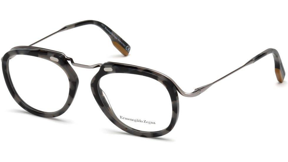 Ermenegildo Zegna EZ5124 Eyeglass Frames - Coloured Havana Frame Color