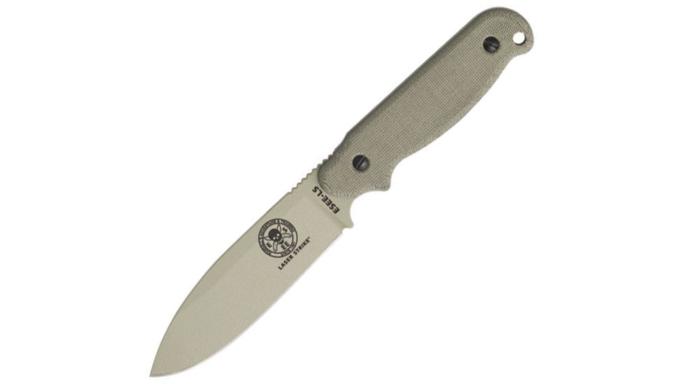 ESEE Laser Strike, Tan powder coated ESLSPDT