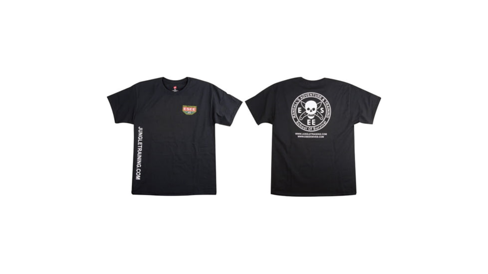 ESEE Training T-Shirt Short X-Large, Black, XL ESTXL