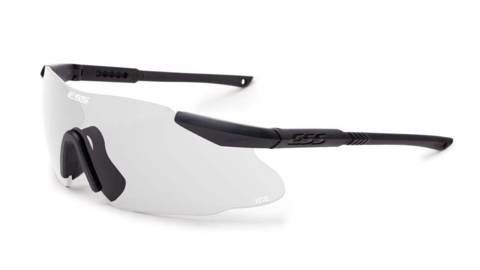 ESS Ice One PPE Response Kit, Black Frame, Clear Lens, Medium/Large, EE9001-03