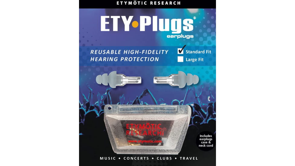 Etymotic Research ER20 High-Fidelity Earplugs, Frost, Standard, ER20-SMF-C