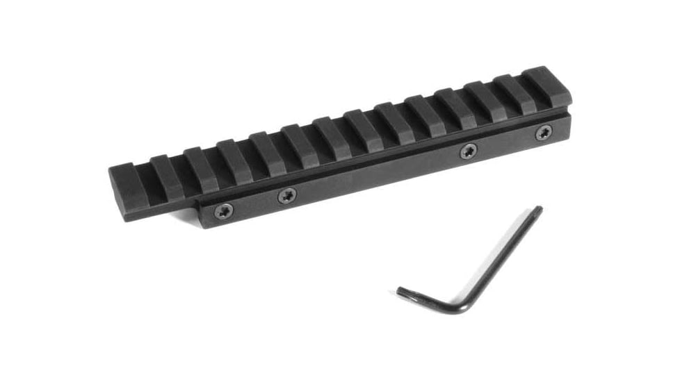 Evolution Gun Works HD Picatinny Scope Mount, CZ 452/CZ 453/CZ 455/CZ 511, Standard Action, 20 MOA, Matte Black Hardcoat, 80912