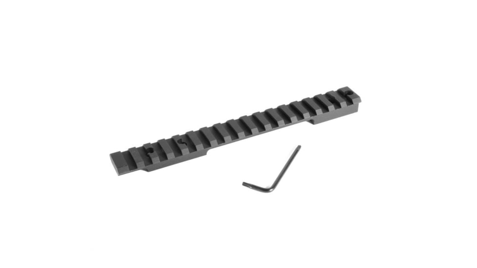 Evolution Gun Works HD Remington 700, 721, 725 / Bergara Premier Long Action 40 MOA Picatinny Rail, Drilled for Number 8 Screws, Black, 80104-8