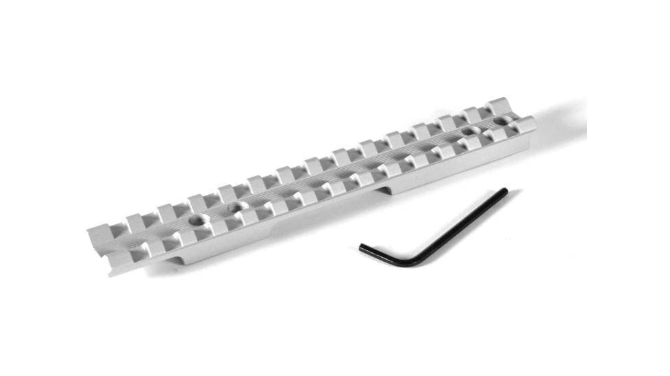 Evolution Gun Works Silver Savage 93 1-5/8in Ejection Port Picatinny Rail Scope Mount 0 MOA, Black, 41610