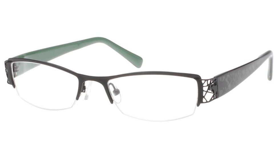 Exces 3065 Bi Focal RX Eyewear with Mat Black Green 731 Frame 3065 731