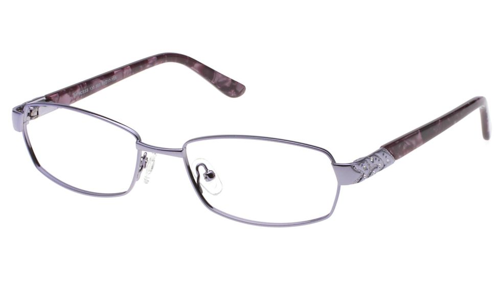 Exces Princess 135 Single Vision Prescription Eyeglasses, Lavender/Purple Marble Frame, EXP135563SV