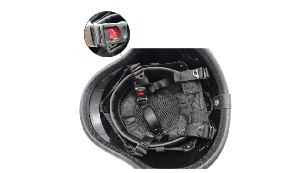 ExecDefense USA Classic Anti-Impact Bump Helmet, Black, Universal Size, EDI-CBH01-B