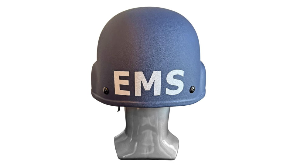 ExecDefense USA EMS / EMT Ballistic Helmet MICH, III-A, Navy Blue, L, E-EBH-L