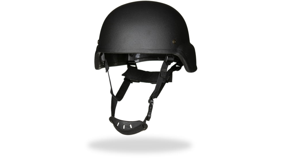 ExecDefense USA MICH ACH Ballistic Helmet, Black, Medium, EH-0881-BM