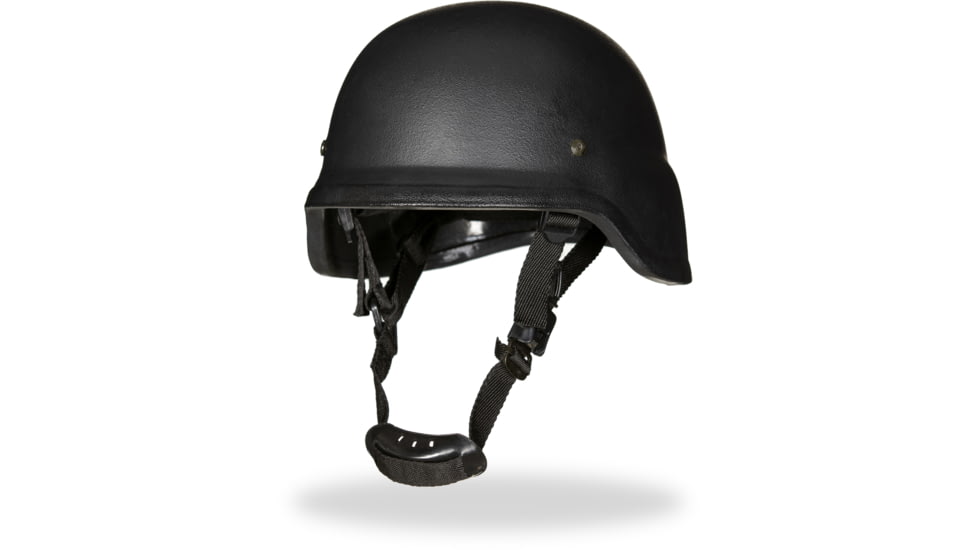ExecDefense USA PASGT Level III A Ballistic Helmet, Black, Large, EXH-0072-BL
