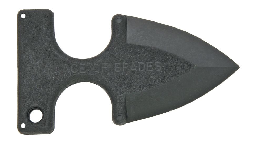 Executive Letter Opener Ace of Spades Fixed Blade Knife, 2.25in, Double Edged Dagger, T-Handle EX2