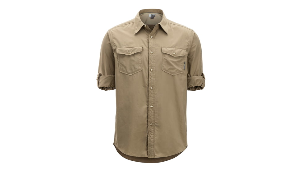 ExOfficio BugsAway Chios Long Sleeve - Men's, Walnut, Medium, 1101-3150-Walnut-M