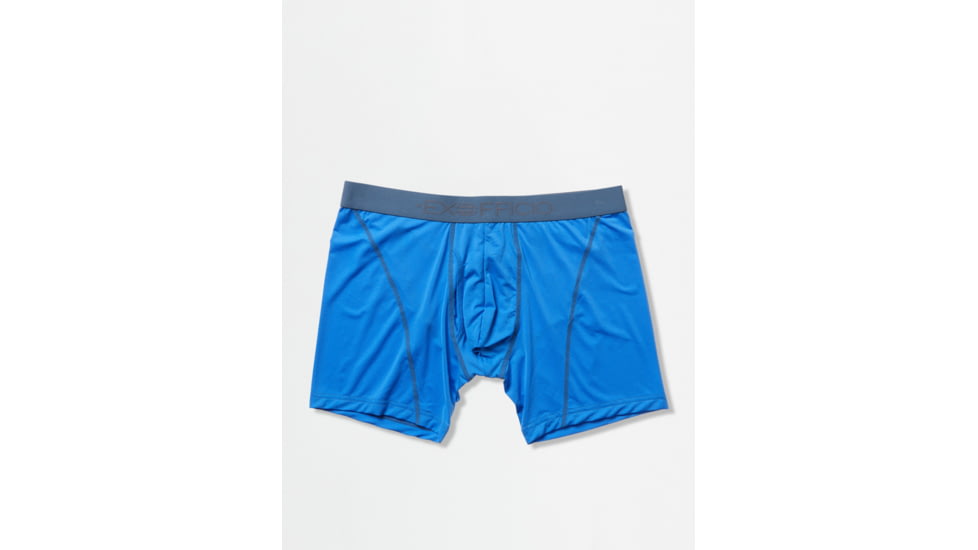 ExOfficio Give-N-Go Sport 2.0 Boxer Brief - Mens, 6in, Lagoon/Steel Blue, Small, 12416718-23292-S