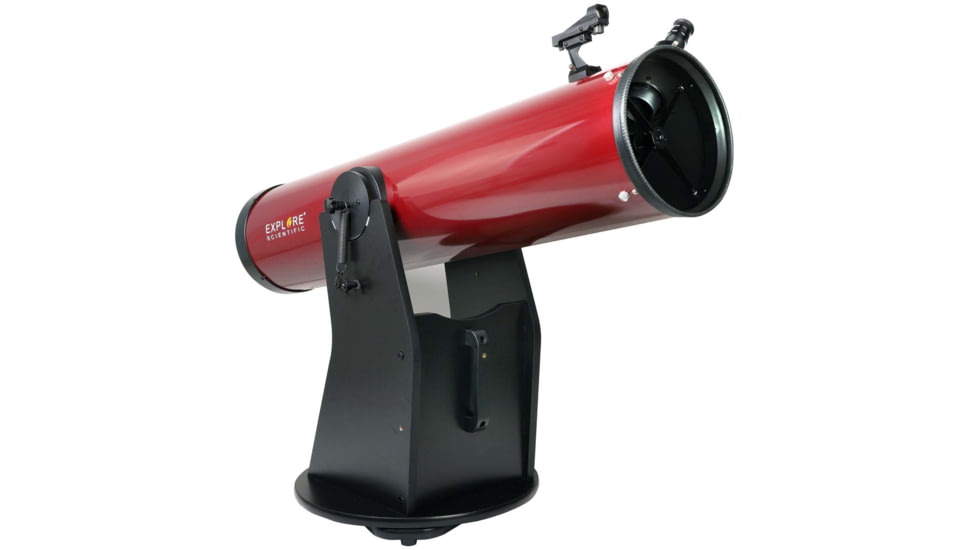 Explore Scientific 8-Inch f/5.9 Limited Edition Dobsonian Reflector Telescope, Ruby Red, ES-ON20859RR