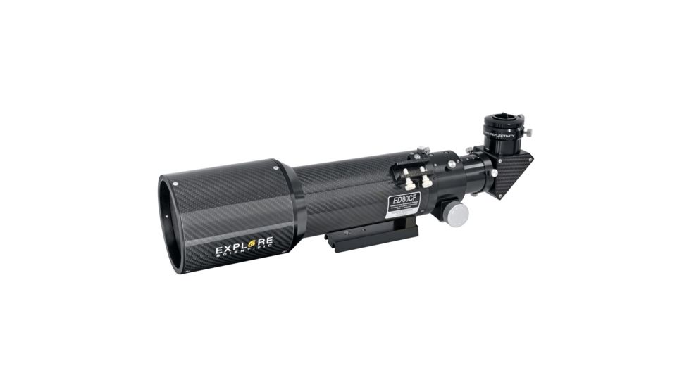 Explore Scientific ED80 f/6 Air-Spaced Triplet Carbon Fiber Refractor Telescope EDT-0806-CF