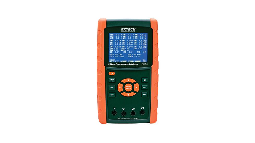 Extech Instruments 3-Phase Power Analyzer/Datalogger, PQ3450