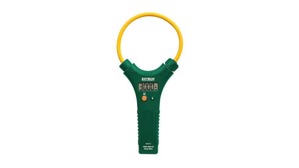 Extech Instruments Cat Iv True Rms 3000A Ac Flex Clamp Meter, 10 In, MA3010