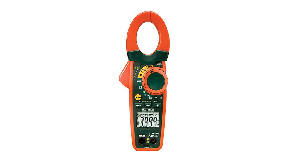 Extech Instruments Clamp Meter, Ac, 800A, EX710