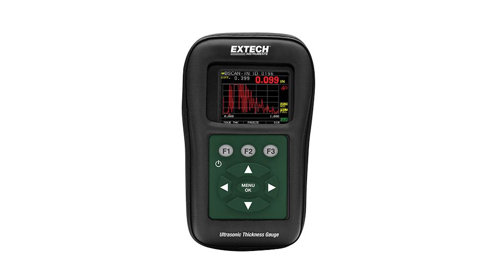 Extech Instruments Color Waveform Ultrasonic Thickness Gauge/Datalogger, TKG250
